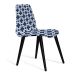 Cadeira de Jantar Eames Palito Azul e Branco