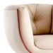 Poltrona Dirce Suede Bege