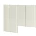 Cabeceira Casal Fortaleza Off White 270 cm