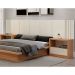 Cabeceira de Madeira para Cama Box Casal 300cm 100% MDF TW185 Off White - Dalla Costa