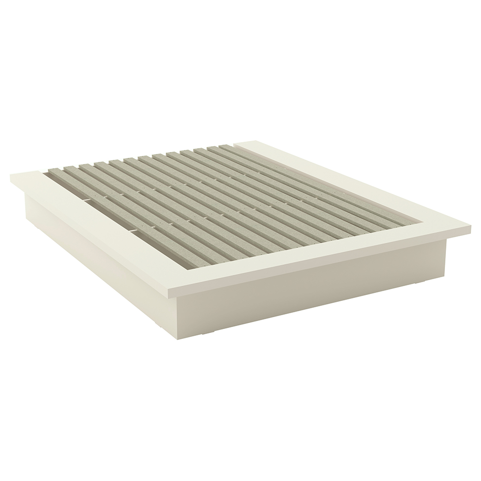 Cama Box Casal Fortaleza Off White