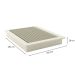 Cama Box Casal Fortaleza Off White