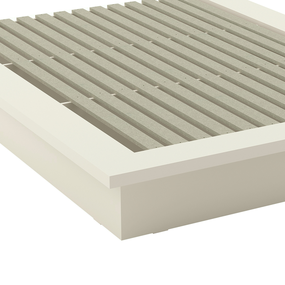 Cama Box Casal Fortaleza Off White