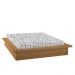 Cama Casal Queen em Madeira 100% MDF TW22 Freijó - Dalla Costa