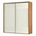 Guarda-Roupa Casal Caribe 2 Portas 2 Gavetas Freijó e Off White 229 cm