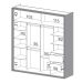 Guarda-Roupa Casal Caribe 2 Portas 2 Gavetas Freijó e Off White 229 cm