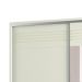 Guarda-Roupa Casal com Espelho Caribe 2 Portas 4 Gavetas Off White 267 cm