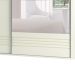 Guarda-Roupa Casal com Espelho Caribe 2 Portas 4 Gavetas Off White 267 cm