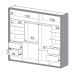 Guarda-Roupa Casal com Espelho Caribe 2 Portas 4 Gavetas Off White 267 cm