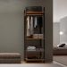 Guarda-Roupa Closet Modulado Lille Freijó e Preto