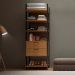 Guarda-Roupa Closet Modulado Lille I 2 Gavetas Freijó e Preto