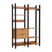 Guarda-Roupa Closet Modulado Lille II 2 GV Freijó e Preto