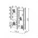 Guarda-Roupa Closet Modulado Lille II 2 GV Freijó e Preto