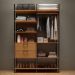 Guarda-Roupa Closet Modulado Lille II 2 Gavetas Freijó e Preto
