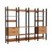 Guarda-Roupa Closet Modulado Lille II 4 GV Freijó e Preto