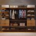 Guarda-Roupa Closet Modulado Lille II 4 Gavetas Freijó e Preto