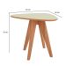 Mesa Lateral Orgânica Mille Freijó e Off White