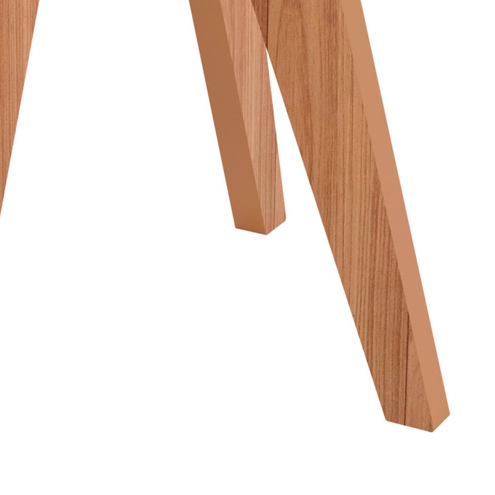 Mesa Lateral Orgânica Mille Freijó e Off White