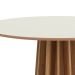 Mesa de Jantar Redonda Brianna Freijó e Off White