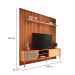 Painel com Rack Loren 1 PT 2 GV Freijo