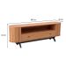 Rack Desiré 1 GV Freijó e Preto 180 cm