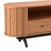 Rack Desiré 1 GV Freijó e Preto 180 cm
