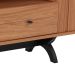 Rack Desiré 1 GV Freijó e Preto 180 cm