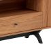 Rack Desiré 2 GV Freijó e Preto 220 cm