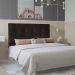 Cabeceira Casal 1,40m Berlim Suede Marrom Dal Poz Estofados