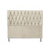 Cabeceira Casal 1,60m Paris Suede Bege Dal Poz Estofados