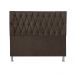 Cabeceira Casal 1,60m Paris Suede Marrom Dal Poz Estofados