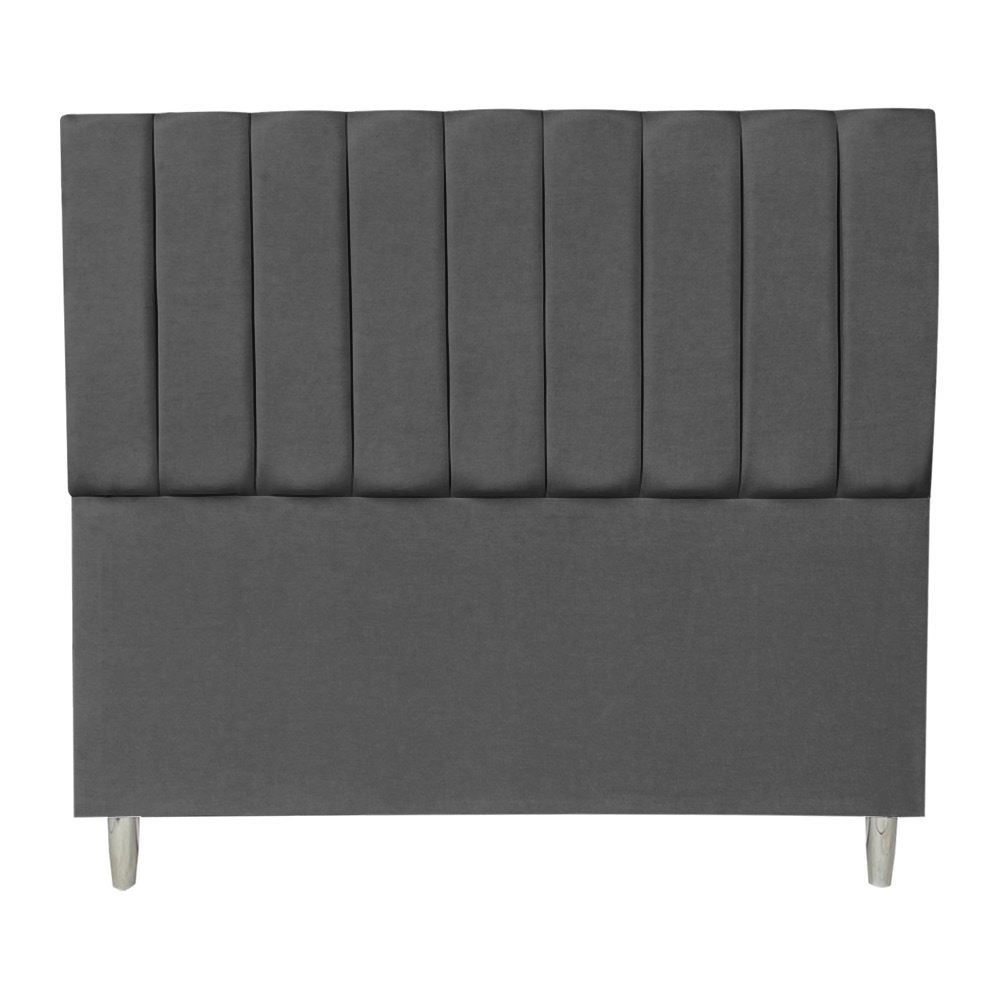 Cabeceira Casal 1,95m Londres Suede Cinza Dal Poz Estofados