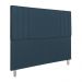 Cabeceira Casal 1,95m Viena Suede Azul Marinho Dal Poz Estofados