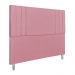 Cabeceira Casal 1,95m Viena Suede Rosa Dal Poz Estofados