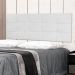 Cabeceira Painel Casal 1,40m Roma Material Sintético Branco Dal Poz Estofados
