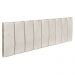 Cabeceira Painel Casal King 1,95m Londres Suede Bege Dal Poz Estofados