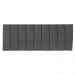 Cabeceira Painel Casal King 1,95m Londres Suede Cinza Dal Poz Estofados