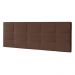 Cabeceira Painel Casal King 1,95m Roma Suede Marrom Dal Poz Estofados