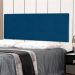 Cabeceira Painel Solteiro 0,90m Roma Suede Azul Marinho Dal Poz Estofados