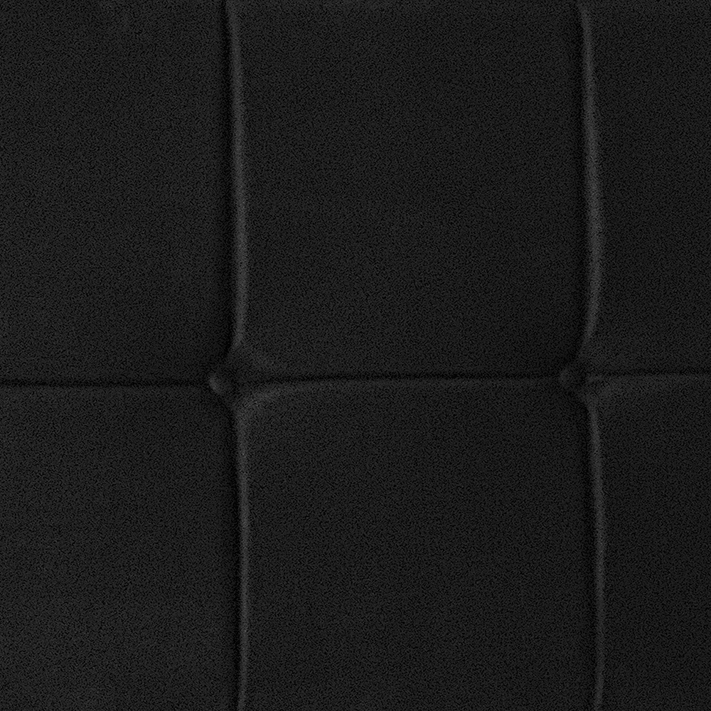 Cabeceira Solteiro 0,90m Lisboa Suede Preto Dal Poz Estofados