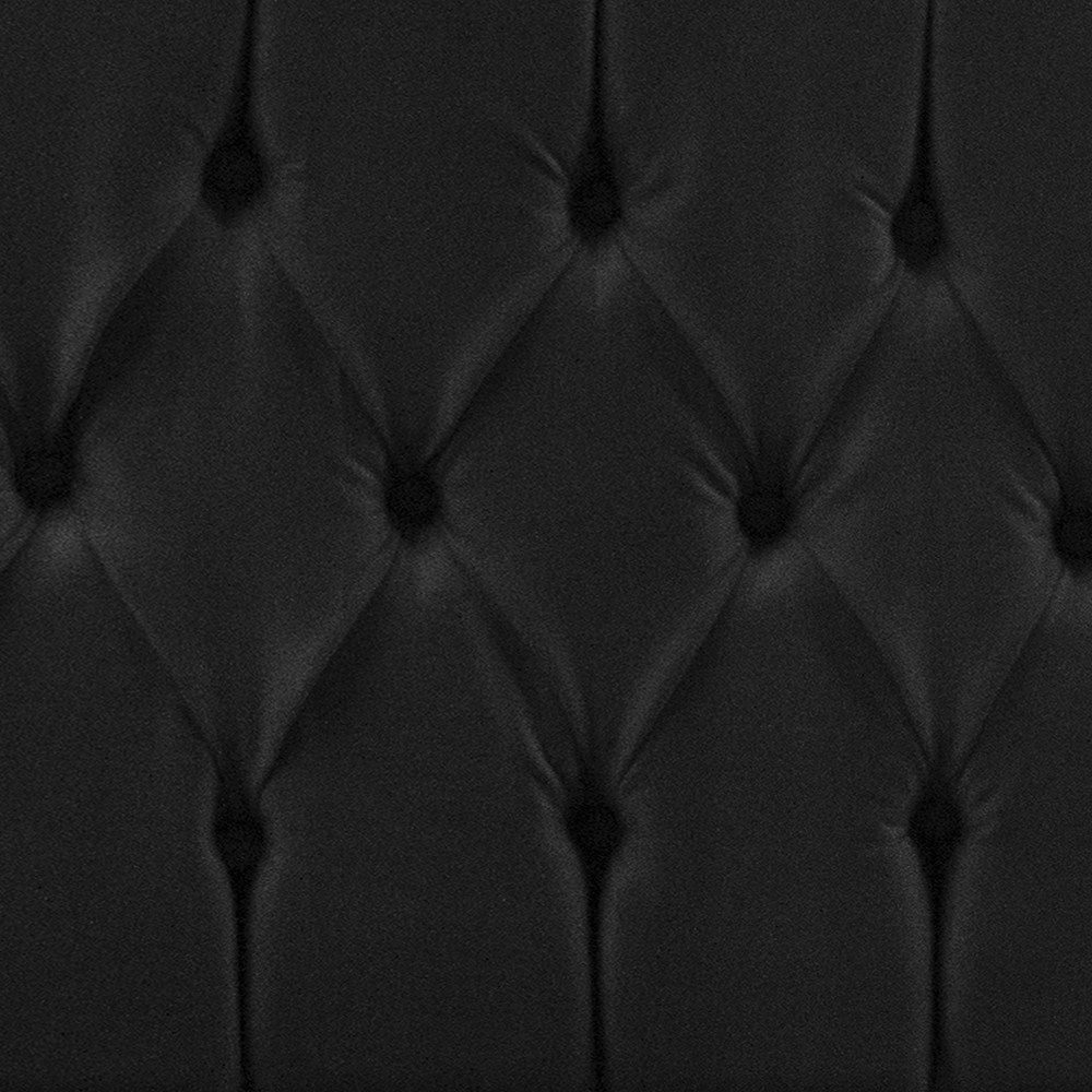 Cabeceira Solteiro 0,90m Madrid Suede Preto Dal Poz Estofados
