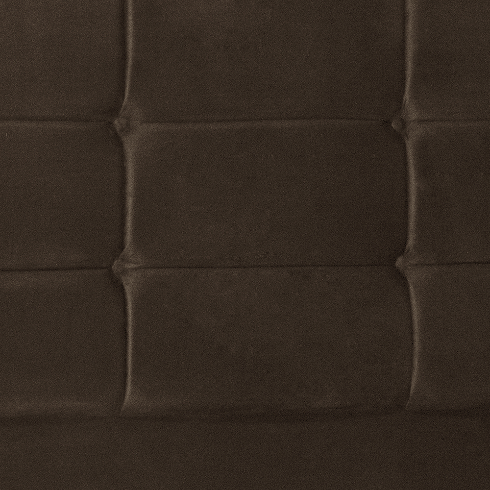 Cabeceira Solteiro 0,90m Toquio Suede Marrom Dal Poz Estofados