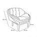 Kit 2 Poltronas Decorativa Marcela Veludo Marrom Dal Poz Estofados