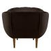 Kit 2 Poltronas Decorativa Marcela Veludo Marrom Dal Poz Estofados