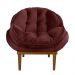 Kit 2 Poltronas Decorativa Marcela Veludo Marsala Dal Poz Estofados