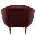 Kit 2 Poltronas Decorativa Marcela Veludo Marsala Dal Poz Estofados