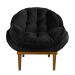 Kit 2 Poltronas Decorativa Marcela Veludo Preto Dal Poz Estofados