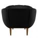 Kit 2 Poltronas Decorativa Marcela Veludo Preto Dal Poz Estofados