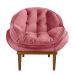 Kit 2 Poltronas Decorativa Marcela Veludo Rosa Dal Poz Estofados
