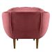 Kit 2 Poltronas Decorativa Marcela Veludo Rosa Dal Poz Estofados